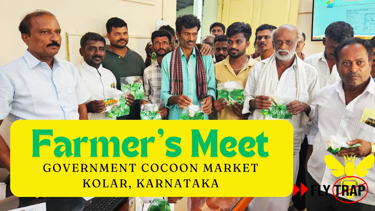Farmer's Meet Government Cocoon Market Kolar, Karnataka