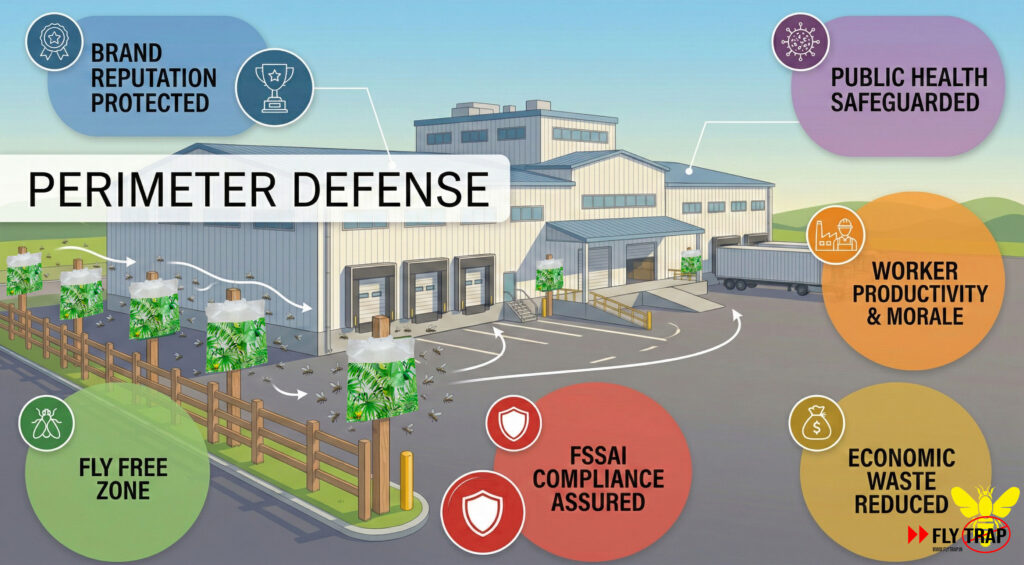 Fly Trap Advantage - Organic Fly Control for Indian Food Units