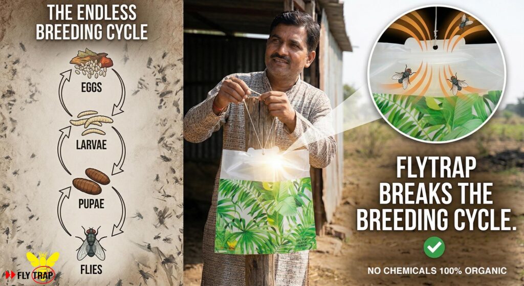Fly Trap - Organic Solution and Breaking the Breeding Cycle