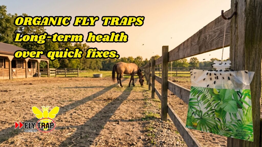 How to Get Rid of Stable Flies Naturally: The Switch to Organic Fly Control FlyTrap® Organic Fly Traps Long-term health over quick fixes