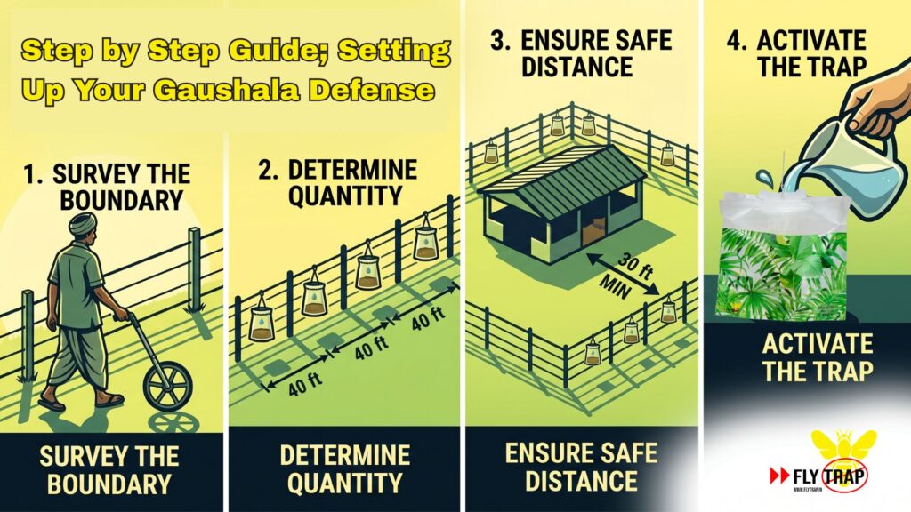 Keep Cows Safe; Top Outdoor Fly Traps for Gaushalas in India FlyTrap®